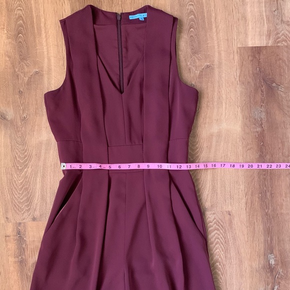 Antonio Milani Maroon Jumpsuit - Picture 6 of 6